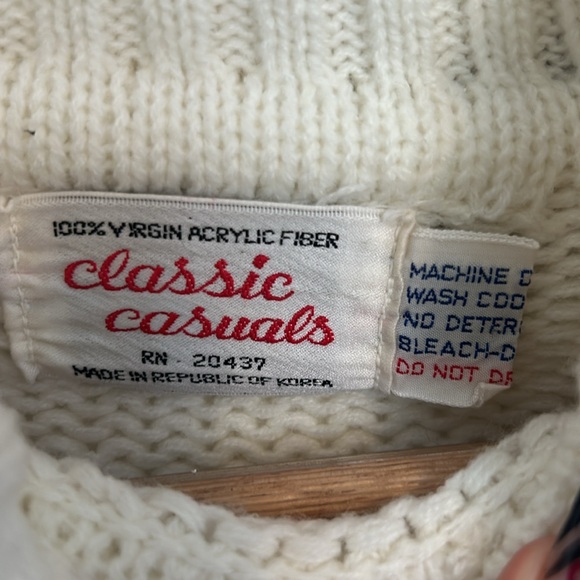 Classic Casuals Off White Sweater - Picture 2 of 6